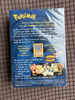 Pokemon Holographic Trading Card 2 player starter set 1st edition - Image 2