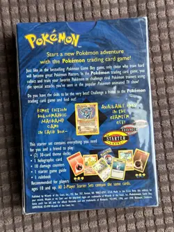 Pokemon Holographic Trading Card 2 player starter set 1st edition - Image 3