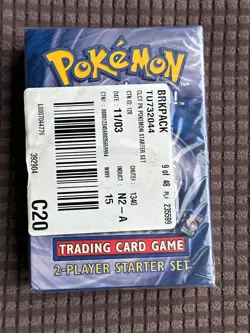 Pokemon Holographic Trading Card 2 player starter set 1st edition - Image 5