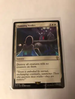 Damning Verdict NM MTG 0239 - Image 1
