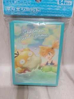 Japanese Pokemon Center Misty & Psyduck Sleeves NEW - Image 2