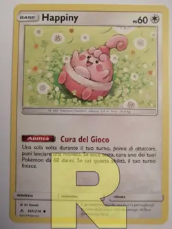 Happiny R Legami Inossidabili R 161/214 R Non Comune R Pokemon R Italiano - Image 1