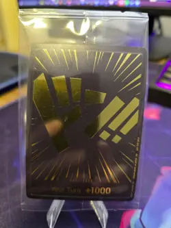 Foil DON!! Card (Black and Gold) One Piece Regional 2025 Prizing - Image 1