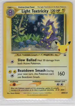 Light Toxtricity SWSH137 SWSH: Sword & Shield Promo Cards Holo - Image 1