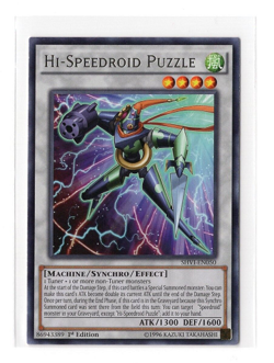 YuGiOh Card Hi-Speedroid Puzzle SHVI-EN050, 1st Edition Rare - Image 1