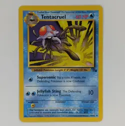 Tentacruel 44/62 Fossil Set Unlimited Vintage 1999 Pokemon Card - Image 1