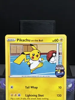 Pokemon Card Pikachu On The Ball 001/005 Special Futsal Promo Near Mint - Image 2