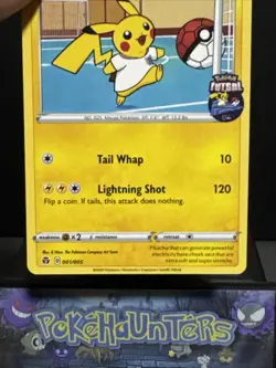 Pokemon Card Pikachu On The Ball 001/005 Special Futsal Promo Near Mint - Image 3