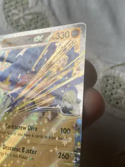 2025 Destined Rivals Cynthia’s Garchomp Ex Holo Rare Card. - Image 5