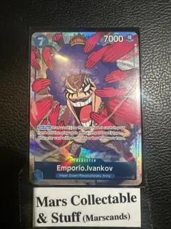 Emporio Ivankov SR Alt Art OP02-051 Paramount War English One Piece CCG Card - Image 1