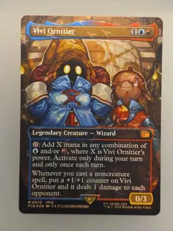 Vivi Ornitier Borderless Chocobo Track Foil Final Fantasy Magic the Gathering - Image 1