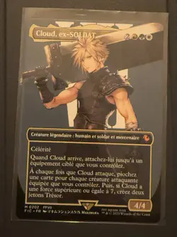 Mtg FIC Final Fantasy - Cloud, ex-SOLDAT Soldier FR-NM French - Image 1