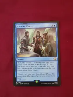 Plea for Power 0195 Non Foil Rare LOTR Commander MTG Near Mint - Image 3