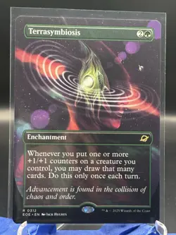 Mtg Edge Of Eternities Terrasymbiosis Borderless NM - Image 1