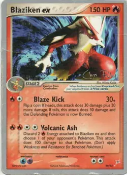 Pokemon: World Championship Decks: Blaziken ex - 2004 Chris Fulop: HP Condition - Image 1