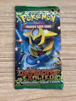 Pokemon Black & White Dragons Exalted Booster Pack Factory Sealed (Giratina Art) - Image 1