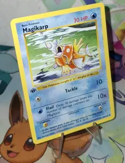 Pokemon TCG 1st Edition Base Set Shadowless Magikarp 35/102 NM/M - Image 4
