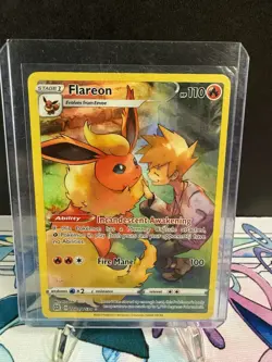 Pokemon TCG: Flareon TG01/TG30 Swsh09: Brilliant Stars Trainer Gallery Holo MP - Image 2
