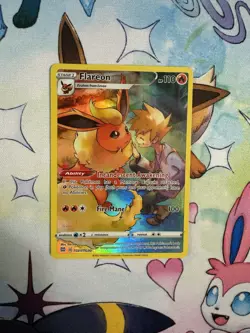Pokemon TCG: Flareon TG01/TG30 Swsh09: Brilliant Stars Trainer Gallery Holo MP - Image 4