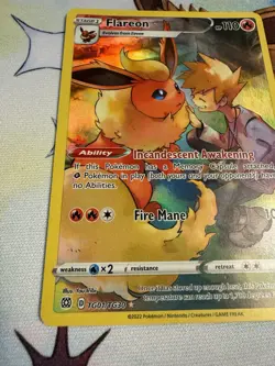 Pokemon TCG: Flareon TG01/TG30 Swsh09: Brilliant Stars Trainer Gallery Holo MP - Image 5
