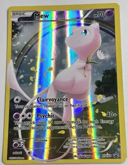 Pokemon TCG Mew XY110 Holo Black Star Promo NM 2016 - Image 1