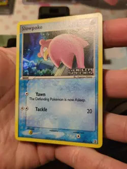 Pokemon Slowpoke Stamped Reverse Holo NM/Mint Delta Species 83/113 - Image 3