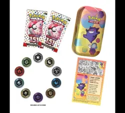 Pokemon Scarlet and Violet 151 Tin 10 Pack Factory Sealed Sam's Club Exclusive - Image 2
