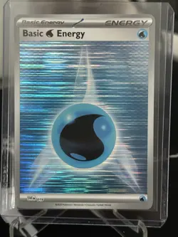 Basic Water Energy - SVE 019 - Holographic - Pokemon TCG - Image 1