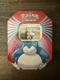New Pokemon TCG: Mighty Mysterious Tin - Snorlax Promo - Factory Sealed - Image 1