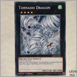 Tornado Dragon - LED8-EN055 - Common 1st Edition Yugioh - Image 1