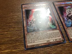 Yugioh - 2x Ghost Ogre & Snow Rabbit CROS-EN033 - Secret Rare - 1st Ed - LP/NM - Image 2