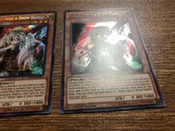 Yugioh - 2x Ghost Ogre & Snow Rabbit CROS-EN033 - Secret Rare - 1st Ed - LP/NM - Image 3