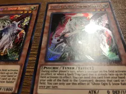 Yugioh - 2x Ghost Ogre & Snow Rabbit CROS-EN033 - Secret Rare - 1st Ed - LP/NM - Image 4