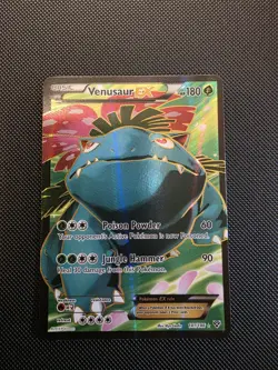 2014 Pokemon TCG XY Base Set Venusaur EX Holo Full Art Card 141/146 - Image 1