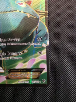 2014 Pokemon TCG XY Base Set Venusaur EX Holo Full Art Card 141/146 - Image 4