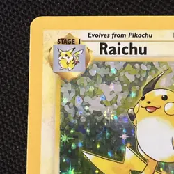 Raichu 14/102 Base Set Holo Nice Card (Never Played) NM - Image 3