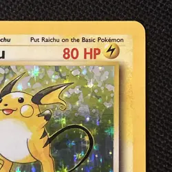 Raichu 14/102 Base Set Holo Nice Card (Never Played) NM - Image 4