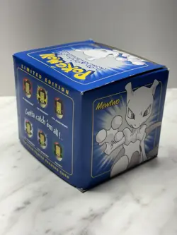 Pokemon Burger King 23k Gold Plated Trading Card Mewtwo in Blue Box - Image 2