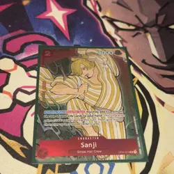 One Piece TCG Card Game Sanji OP01-013 Exclusive 1st Anniversary English Edition - Image 1