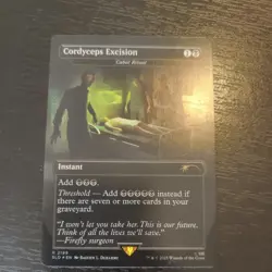 Cordyceps Excision 2199/Cabal Ritual - Foil - PlayStation Secret Lair Drop - MTG - Image 1