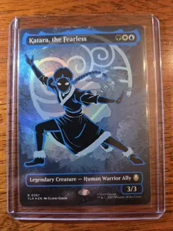 Katara, the Fearless (Borderless)(Neon Ink Foil) Avatar: The Last Airbender Foil - Image 1