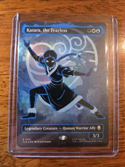 Katara, the Fearless (Borderless)(Neon Ink Foil) Avatar: The Last Airbender Foil - Image 2