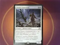Thalia's Lieutenant - Shadows over Inni - Magic the Gathering - Image 1