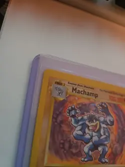 MACHAMP HOLO 1st Edition #8 Uncommon PSA Worthty Base Set Pokemon - Image 2
