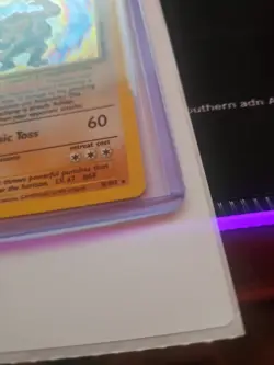 MACHAMP HOLO 1st Edition #8 Uncommon PSA Worthty Base Set Pokemon - Image 4
