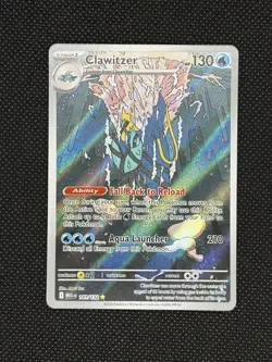 Pokemon TCG CLAWITZER 141/132 Mega Evolution Illustration Rare - Image 1