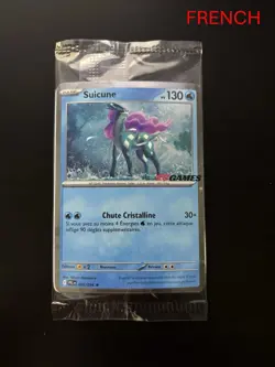 Pokemon TCG - Suicune 026/094 - EB Games Stamped Promo SEALED - NM/M - French FR - Image 1