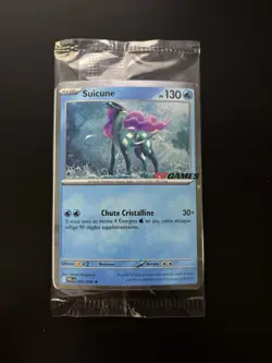 Pokemon TCG - Suicune 026/094 - EB Games Stamped Promo SEALED - NM/M - French FR - Image 2