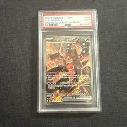 Pokemon Tcg PSA 9 Volcanion ex 182/159 Sv09: Journey Together Holo - Image 1