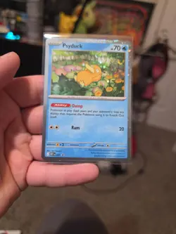 Pokemon TCG Mega Evolutions Psyduck 007 DOUBLE SWIRL Promo NM Card - Image 1